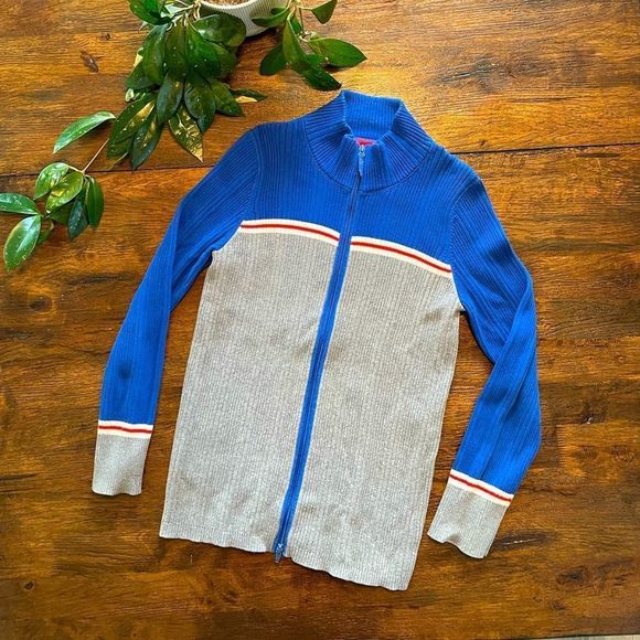 Vintage | Eddie Bauer Knit Track Jacket - Picture 2 of 13
